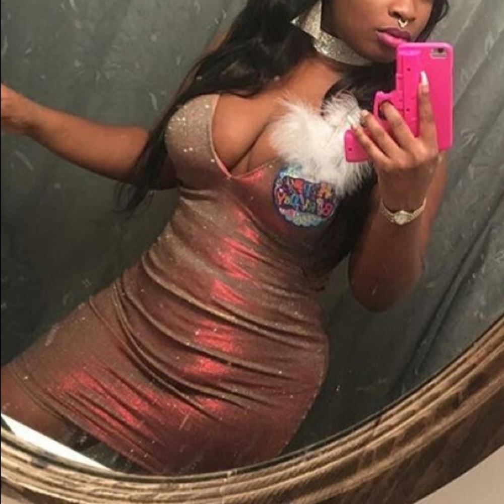 3 tone diamond sparkle dress